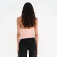 thumbnail image 6 of Women'S Casual Halter Neck Draped Front Open Back Tank Top Light Pink L, 6 of 8