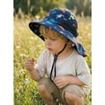 thumbnail image 2 of 2 Pack Toddler Baby Sun Hat Kids UPF 50+ UV Protection Summer Hats for Boys Girls Adjustable Beach Hats with Bucket Wide Brim Age 1-6 Years, 2 of 8