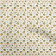 thumbnail image 1 of oneOone Polyester Spandex White Fabric Coffeeinated & Vaccinated Sewing Material Print Fabric By The Yard 56 Inch Wide, 1 of 4