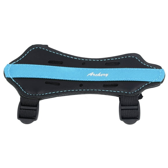 Kids Archery Arm Guard, PU Leather Adjustable Thickened Breathable Practice Bow Protector Arm Guard for Recurve Hunting Archery
