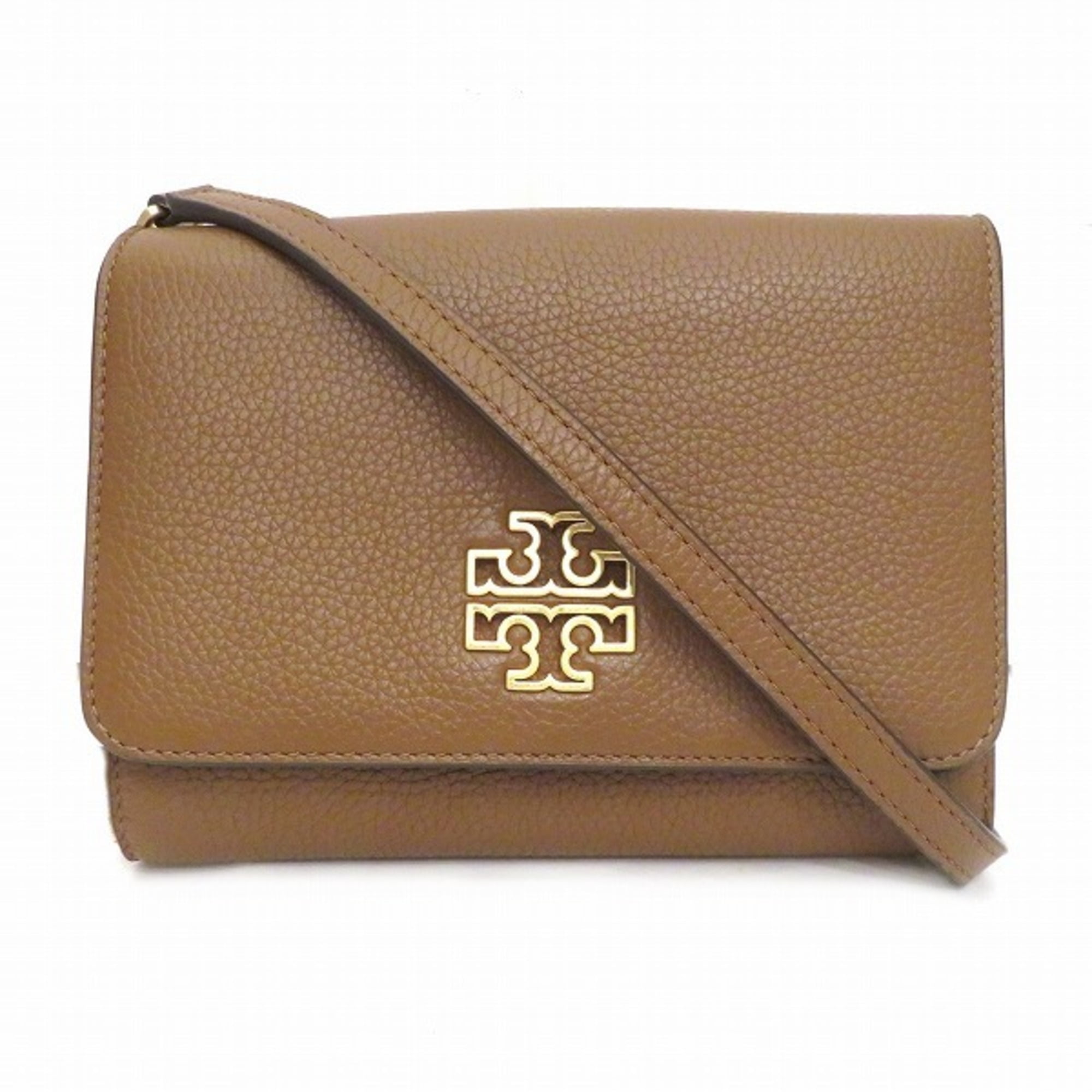 Authenticated Used Tory Burch 67296-209 2WAY Shoulder Wallet Clutch Bag  Bifold Ladies 