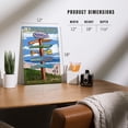 thumbnail image 4 of Marshfield, Massachusetts, Sign Destinations (12x18 Aluminum Art, Indoor Outdoor Metal Sign Decor), 4 of 5