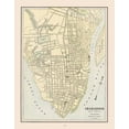 thumbnail image 2 of Cram 15x18 White Modern Wood Framed Museum Art Print Titled - Charleston  South Carolina - Cram 1892, 2 of 4