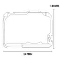 thumbnail image 3 of Protective Camera Cage Aluminum Alloy with Cold Shoe Mount Arca Quick Release Slot Numerous 1/4in And 3/8in Threaded Holes Compatible with Canon EOS R7/R8 Camera, 3 of 8