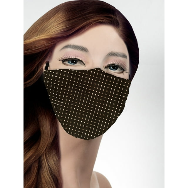 Glam Ladies Hi Fashion Designer 90210 Face Mask