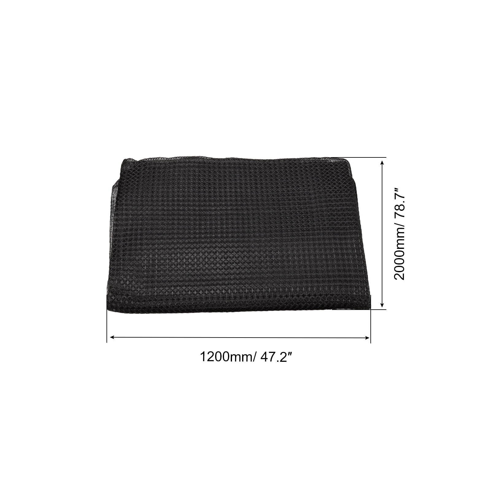 Uxcell 47" x 78" Plastic Air Conditioner Air Filter Dustproof Screen Replacement Black