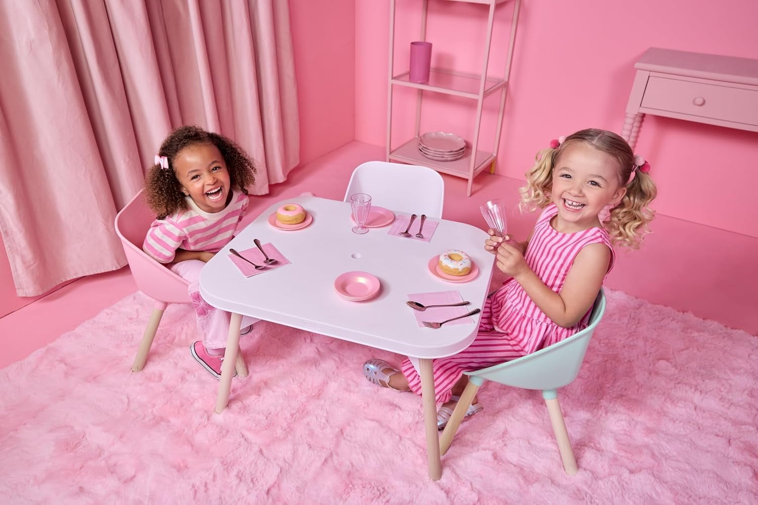 Little Tikes Sweet Spaces Snack & Play Kids Table, Playroom Furniture, Ages 1-6 Years