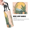 thumbnail image 4 of Yayeee 20oz Insulated Water Bottle Double Wall Stainless Steel with Flip Straw Lid, Boho Plants, 4 of 7