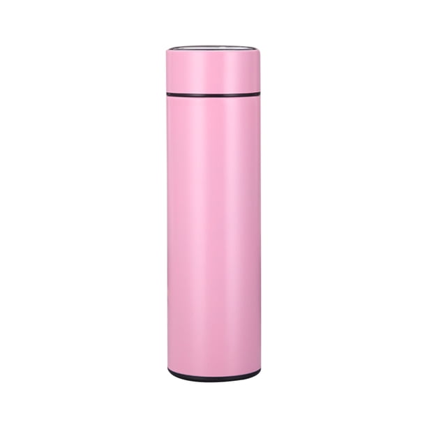 Taza térmica inteligente rosa con pantalla LED y doble capa de vacío, ideal para mantener la temperatura de tus bebidas. Fabricada en acero inoxidable 304, base antideslizante y diseño portátil para