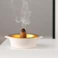 thumbnail image 3 of Quemador de incienso de cerámica, soporte de incienso artesanal, absorbente de cenizas moderno, soporte de incienso para Yoga, SPA, escritorio, 3 of 8