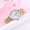 White, variant on Small Watches for Women, Fashion Dressy Ladies Watches with Bracelet Mesh Band, Sapphire Glass, 3ATM Waterproof, Quartz Movement Women Watches, Birthday Gifts, Rose Gold