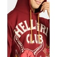 thumbnail image 4 of Netflix Stranger Things Hellfire Club Men's & Big Men's Graphic Oversized Hoodie, Sizes XS-3XL, 4 of 5