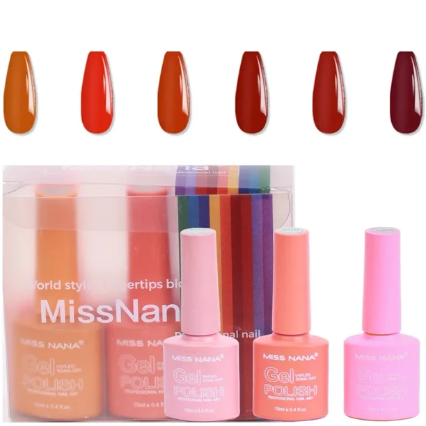 6 Colores 10 Ml Gel Base Colección Imprescindible Semipermanente Esmalte De Uñas