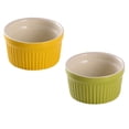 thumbnail image 4 of 2Pcs Ceramics Baking Bowl Round Shape Kitchen Bowl Dessert Serving Bowl, 4 of 8