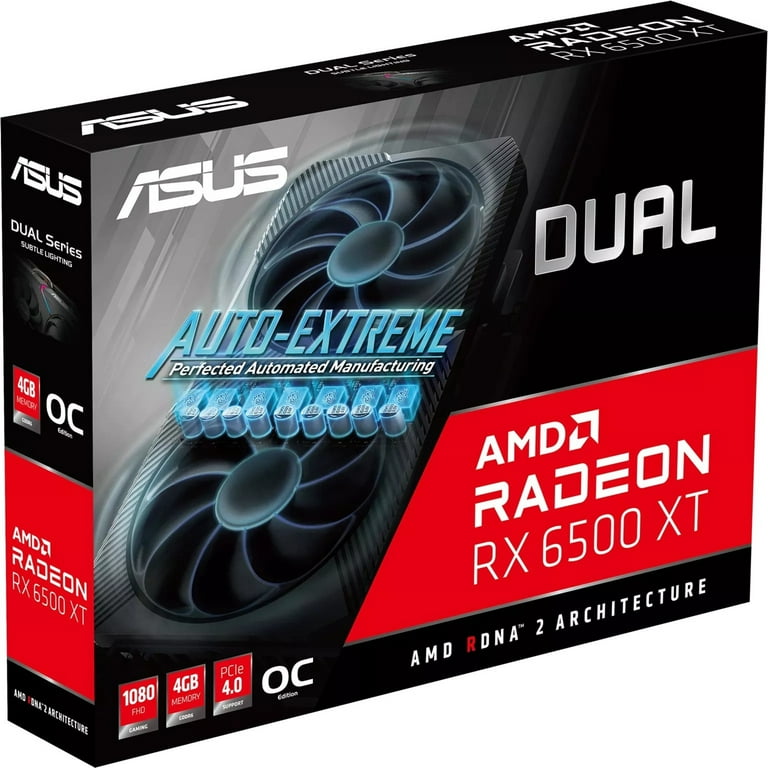 ASUS Dual Radeon RX 6500 XT OC Edition - Graphics card ASUS Dual Radeon RX 6500 XT OC Edition - Graphics card
