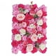 thumbnail image 4 of Fondo de panel artificial, panel floral, panel de flores rosas, telón de fondo para boda rosa rojo rosa, 4 of 9