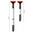 thumbnail image 6 of Snow Shovel For Automobiles, Multifunctional Glass Ice Cleaning Scraper With Aluminum Alloy Telescopic Rod, Serrated Ice Breaker & Soft Shovel Head, No Damage To Glass Body & Durable For Long Use, 6 of 9