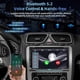 thumbnail image 4 of Estéreo para automóvil de doble DIN con reproductor de CD/DVD: CarPlay y Android Auto, audio para automóvil con Bluetooth, pantalla táctil HD de 7 pulgadas, cámara trasera, USB/TF/AUX, subwoofer, rece, 4 of 5