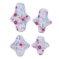 thumbnail image 1 of Almohadillas Menstruales De Bambú Charco, Almohadillas Sanitarias De Carbón De Bambú Reutilizables Portátiles Resistentes A Los Olores Para Mamás Durante El Día ANGGREK Bamboo Charco Menstrual Pads, 1 of 8