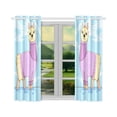 thumbnail image 2 of Mkhert Alpaca Blackout Window Curtain Kitchen Curtain 26X39 Inch, 2 Panels, 2 of 3