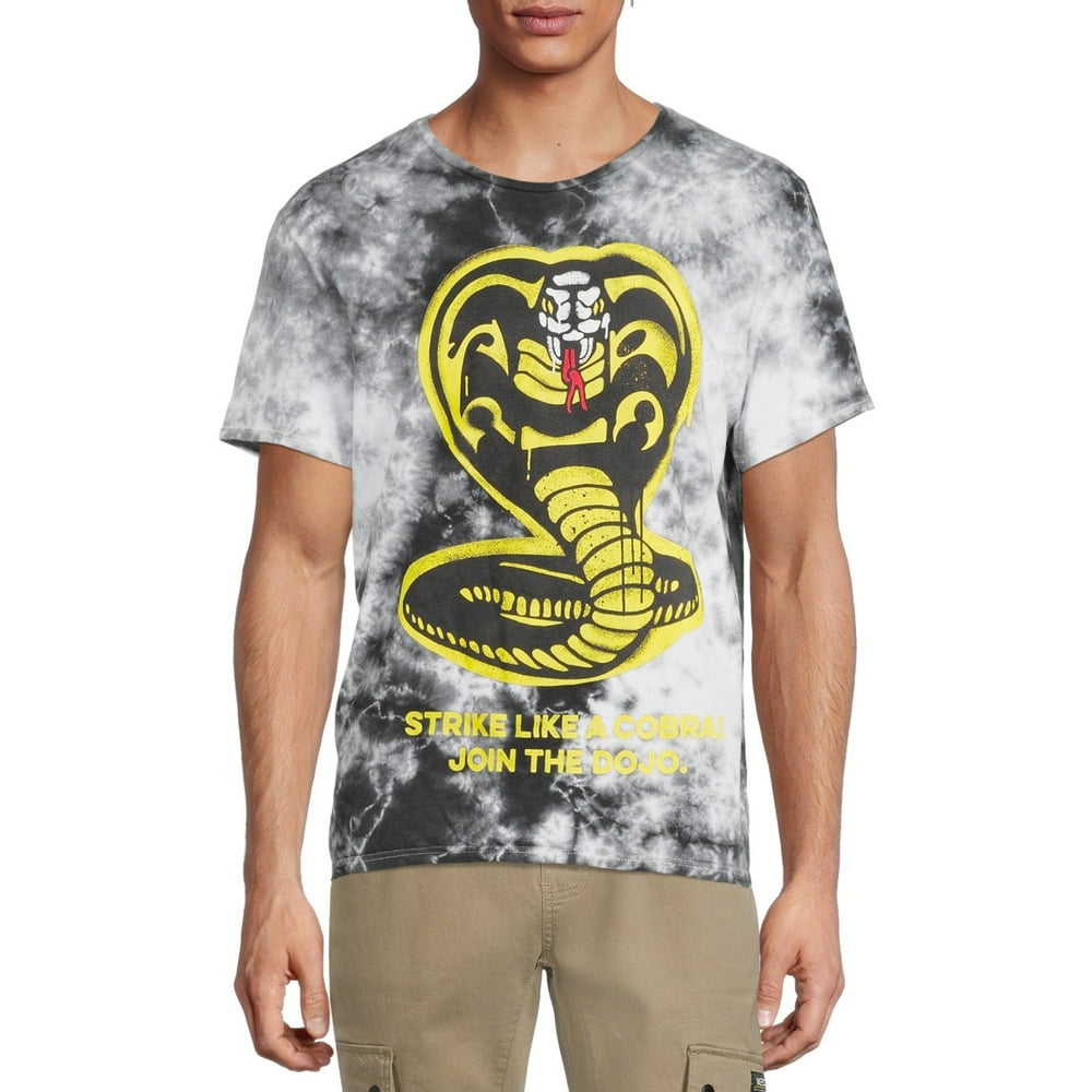 Cobra Kai - Cobra Kai Tie Dye Men's & Big Men's Strike Short Sleeve ...