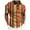 Orange, variant on FhsagQ Men's Shirts Mens Shirts Tops Cotton Mens Casual Fashion Digital 3D Printed Shirt Base Shirt Button down Casual Lapel Short Sleeved T Shirt Mens Shirts Tops Mens Shirts Black Black XXXL