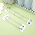 thumbnail image 3 of UPOUART 2 Pcs Tringle d'Angle de Douche Réglable pour VR en Acier Inoxydable pour Rangement de Salle de Bain, 3 of 8