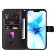 thumbnail image 3 of Case for iPhone 12 Pro Max Zipper Pocket Wallet Leather Case Magnetic Closure Flip Cover - Black, 3 of 5