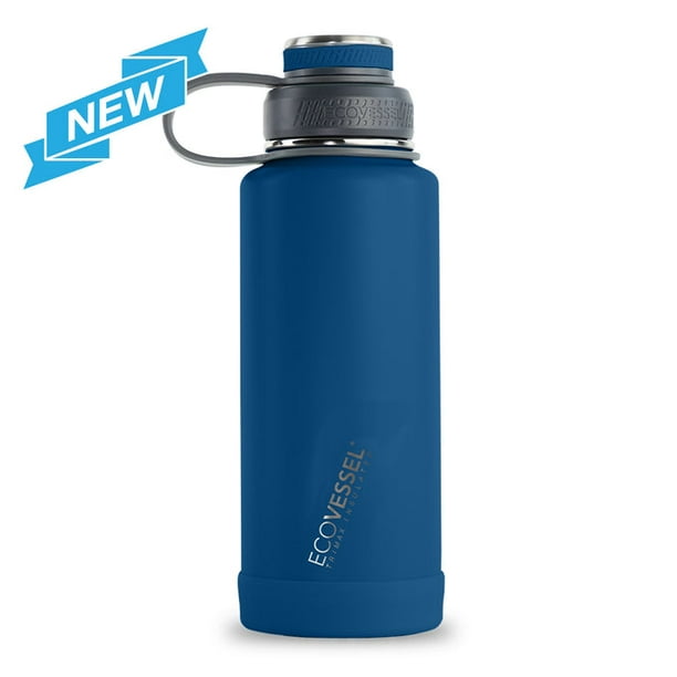 EcoVessel Boulder TriMax® Insulated Stainless Steel Water Bottle with