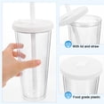 thumbnail image 3 of 1 Ensemble de Gobelets à Jus d'Été Gobelet à Boisson Froide Gobelet en Plastique avec Paille Gobelet Réutilisable Gobelet à Eau, 3 of 8