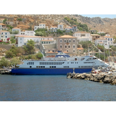 LAMINATED POSTER Cruise Sea Island Ship Greece Mediterranean Poster Print 24 x