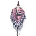 thumbnail image 2 of LIJCC Boho Women'S Scarf Ethnic Style Knotted Tassel Scarf Jacquard Large Square Scarf Women Printing Button Shawl Scarf Women Fashion Scarf Ethnic Tie Tassel Scarf Large Scarf, 2 of 4