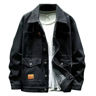 Men's Sherpa Fleece Lined Denim Jacket Trucker Jacket Winter Jean
