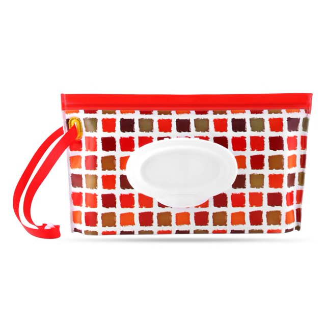 Estuche de transporte de toallitas de moda Bolsa de toallitas húmedas EVA de embrague Contenedor de toallitas húmedas (A) Ehuebsd sin BPA