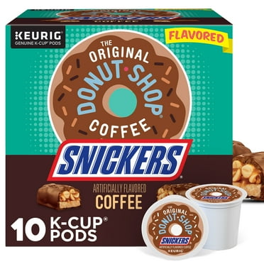 The Original Donut Shop, Snickers Light Roast K-Cup Pods, 10 Count