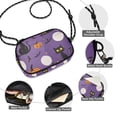 thumbnail image 3 of FORMRS Mini Crossbody Bag for Women Adjustable Rope Shoulder Casual Phone Purse, Halloween Black Cat, 3 of 7