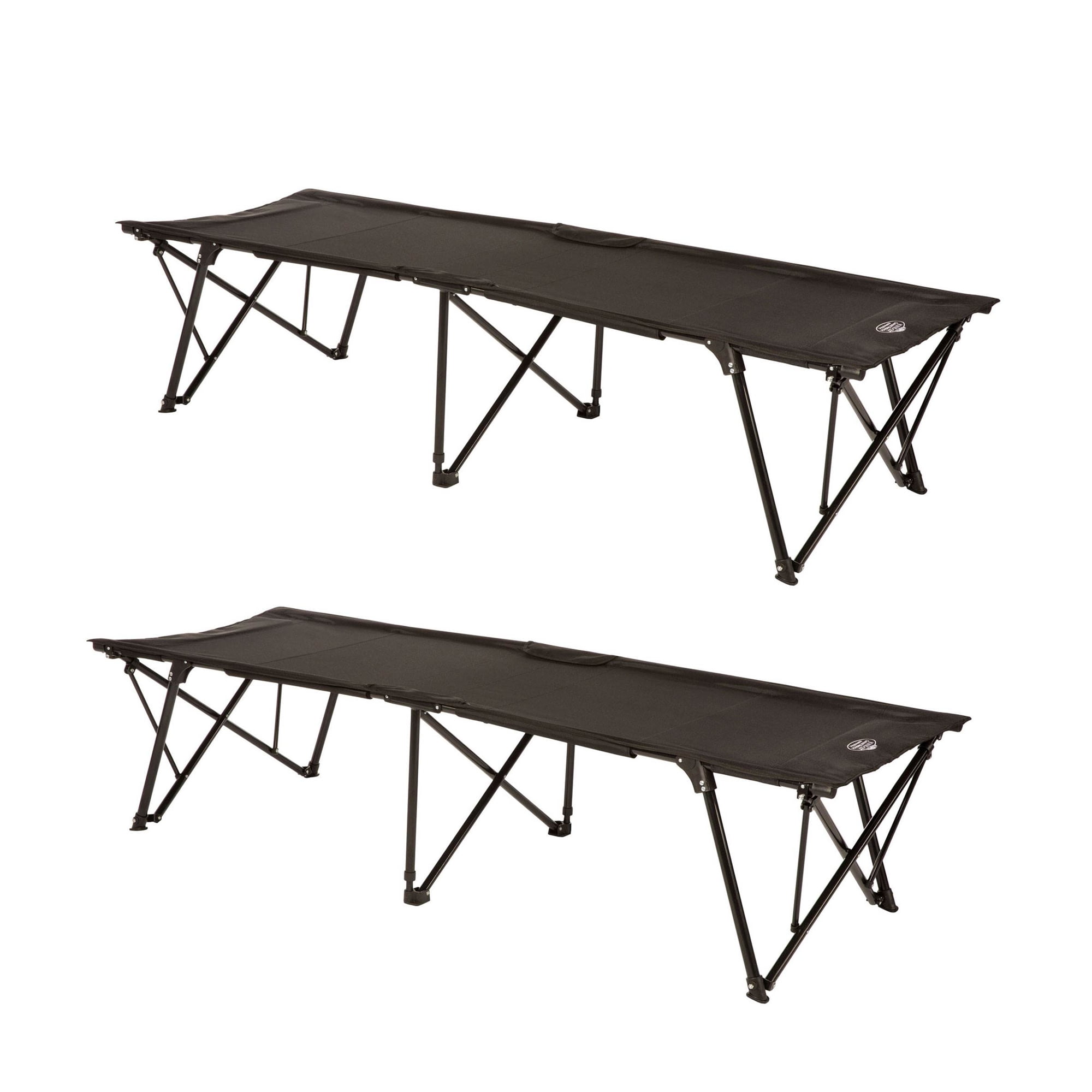 Ozark Trail Zipper Cot, Adult, 75.5 x26 x 5.5,Folds into a compact size
