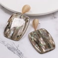 thumbnail image 3 of 51953 Pendientes tipo botón de resina acrílica para mujer, accesorio de joyería femenina, 3 of 6