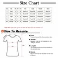 thumbnail image 4 of Jophufed Summer Tops for Women 2025 Fashion Tops Printe Casual Loose Fit Tee Shirts Blouse Print V-Neck Shirt Labor Day Sale, 4 of 5