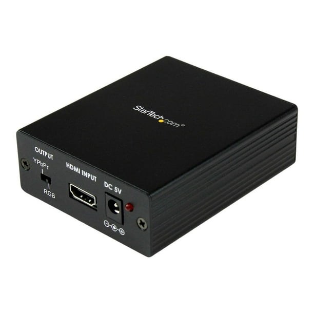 StarTech.com HDMI Vidéo Audio VGA) Convertisseur d'Adaptateur vers VGA - Moniteur HD vers VGA 1920x1200 1080p - HDMI vers VGA HD15 (HDMI2 - Convertisseur Vidéo - HDMI - Vidéo Composante, VGA - Noir