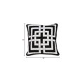 thumbnail image 6 of Rustic Romance Square Throw Pillow, Contemporary Decorative Throw Pillow for Living Room Sofas and Sectionals, 6 of 6