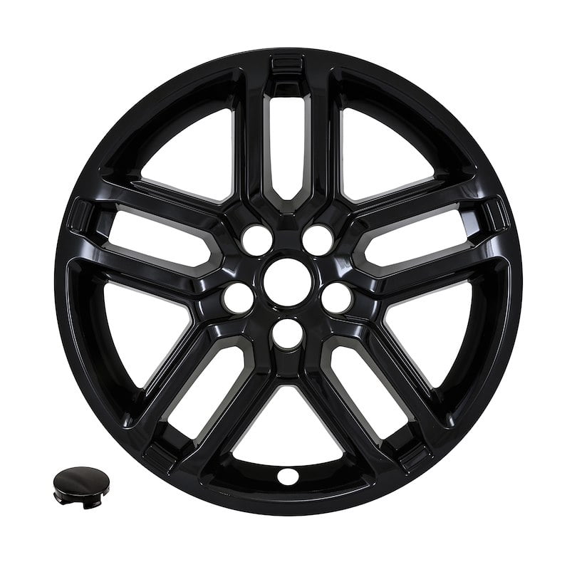 Coast To Coast IMP521BLK; Wheel Skin; IMPOSTOR ®; 18 Inch; 5 U Spokes; Snap-On