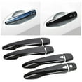 thumbnail image 2 of 1 Set Exterior Door Handle Cover Trim Fit for Nissan For Rogue Murano For Maxima Glossy Black ABS, 2 of 5