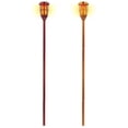thumbnail image 5 of Shawshank LEDz 8066724 57 in. Blazing LED Metal Flickering Flame Bamboo Torch, Amber - Pack of 12, 5 of 9