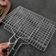 thumbnail image 5 of Fish Grilling Basket, Folding Portable Stainless Steel Bbq Grill Basket For Fish Vegetables Shrimp With Removable Handle (13.8*8.6inches), 5 of 5