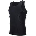 thumbnail image 3 of Men's Padded Football Protective Gear Set Training Suit for Soccer Basketball Paintball Rib Protector, 3 of 6