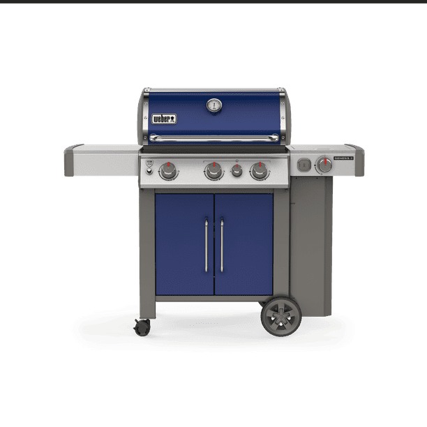 er Genesis II E335 LP Gas Grill, Deep Ocean Blue