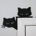 thumbnail image 3 of Adornos de Halloween, adorno para puerta de Halloween, adorno de metal con forma de gato adorable, adorno para esquina de puerta de gato, letreros y placas decorativas para puertas y ventanas del hoga, 3 of 4
