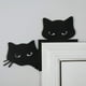 thumbnail image 3 of Adornos de Halloween, adorno para puerta de Halloween, adorno de metal con forma de gato adorable, adorno para esquina de puerta de gato, letreros y placas decorativas para puertas y ventanas del hoga, 3 of 4