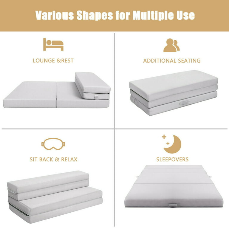 Milliard 4.5-Inch Memory Foam Replacement Mattress for Full Size Sleeper Sofa